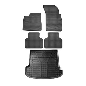 Audi Q7 Floor-Trunk Mats - Omac - El-Toro & YPS - Black - '17-'25